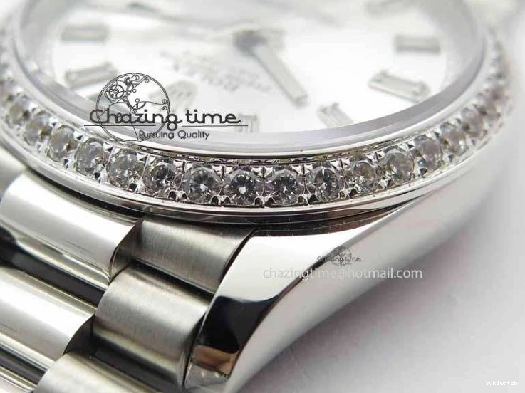 Bracelet 40mm SS ETA2836 On Diamond Silver Bezel Edition BP Dial Maker Day SS Best Date 0522